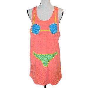 Zumba Fitness Shell Yeah Pool Swim Cover-Up Coral Craze Cruise Wear Exclusive S